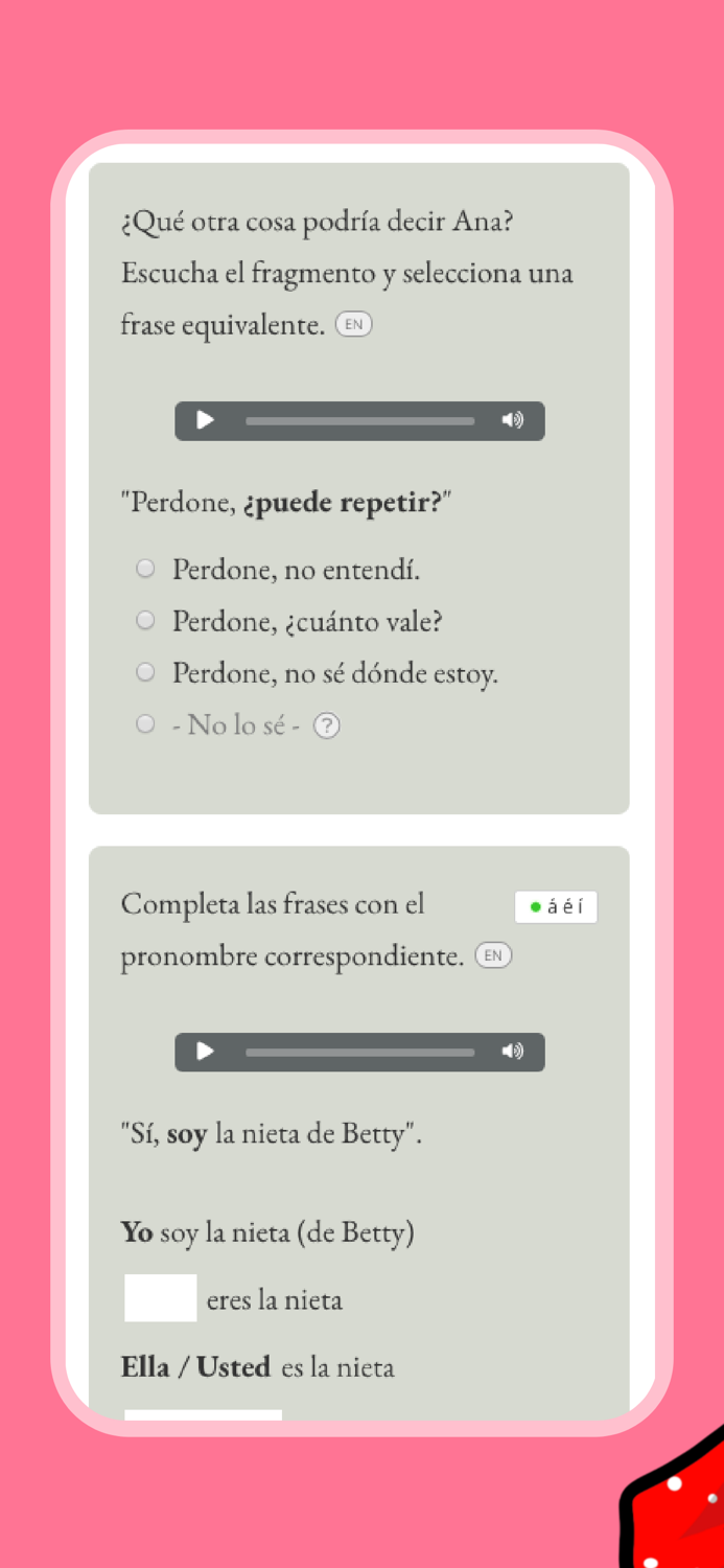 Learn Spanish - Gymglish