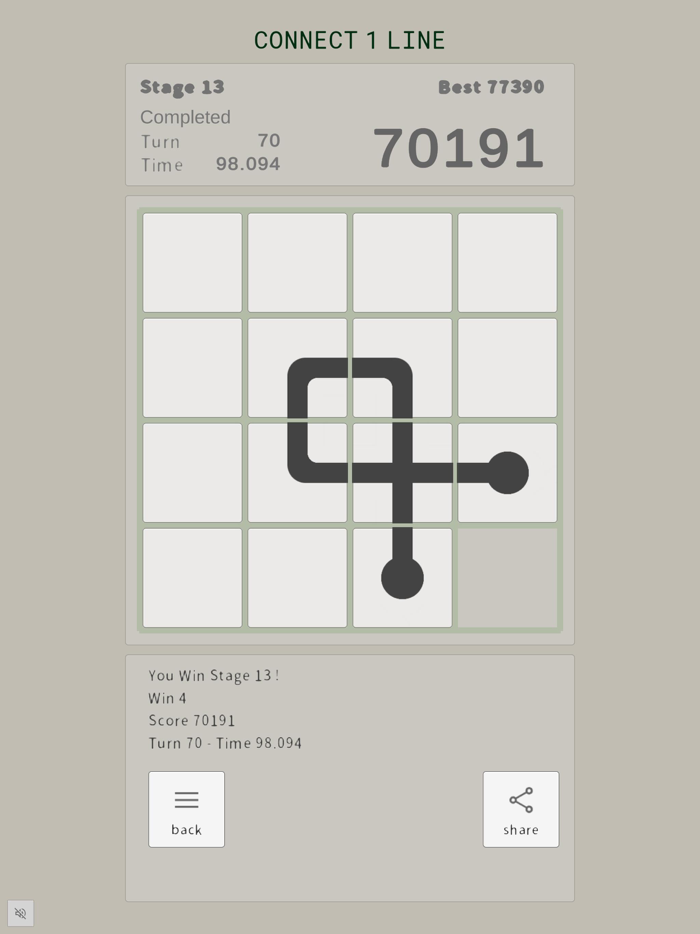 Connect 1 Line - GRG Puzzle