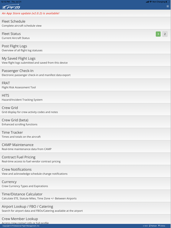 Screenshot #4 pour PFM Mobile App v2