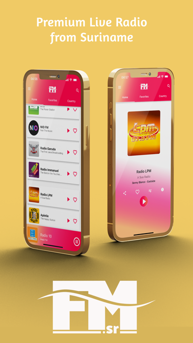 FM.sr Suriname Radio Screenshot