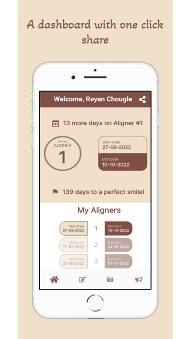 SmileAligners Tracker Screenshot