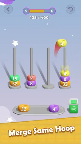 Game screenshot Hoop Stack 2048 Merge apk