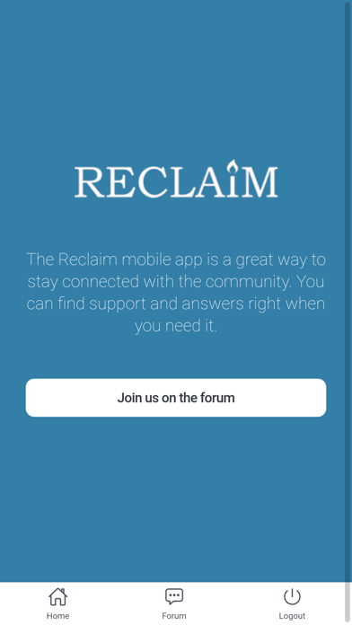 Reclaim Connect Screenshot