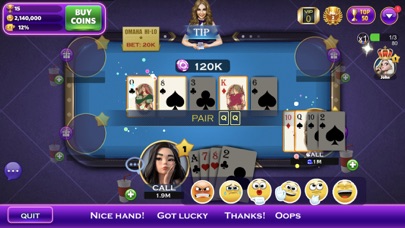 Omaha Poker™ Screenshot