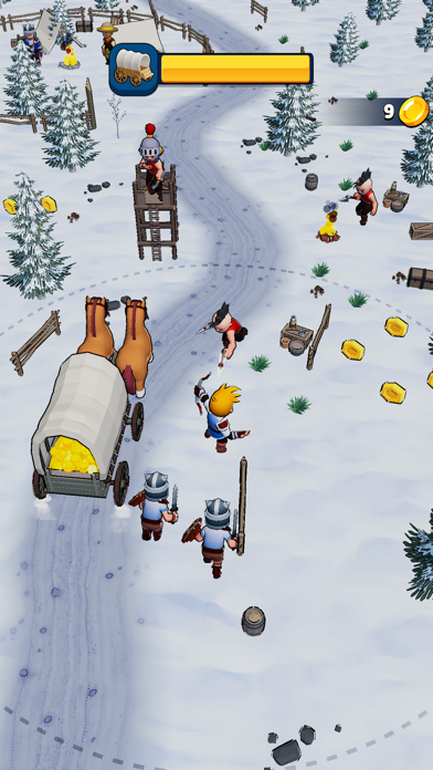 Escort the Wagon! Screenshot