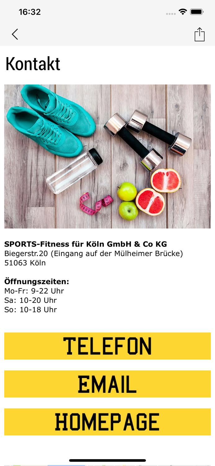 SPORTS-Fitness für Köln