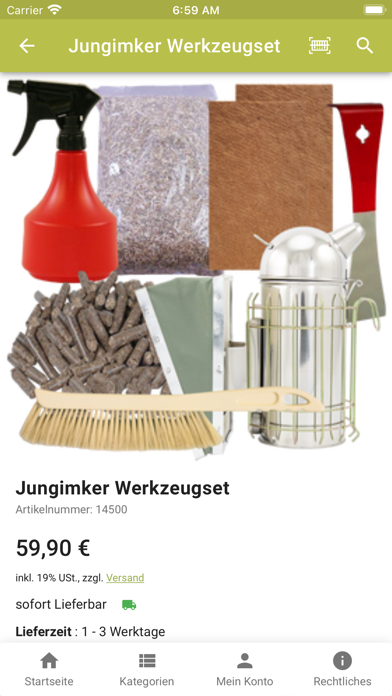 Imkereibedarf Muhr Screenshot