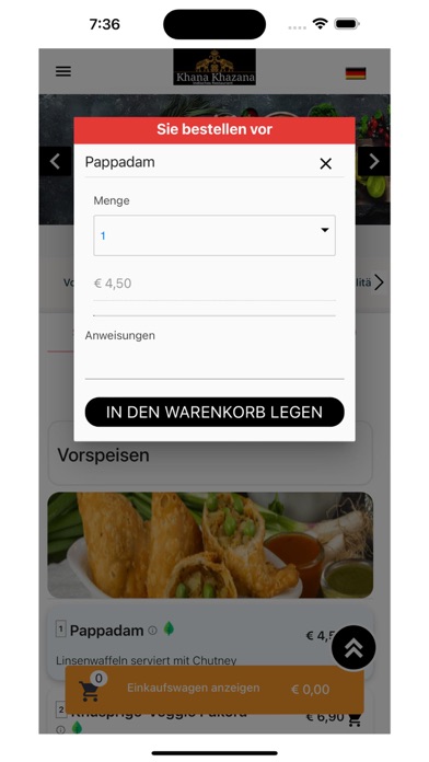 Khana Khazana Indisches Screenshot