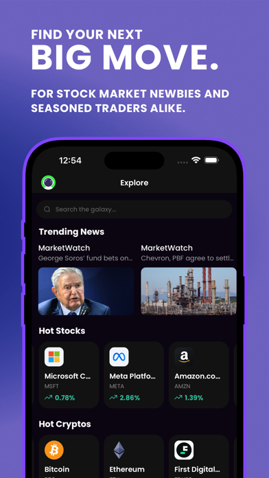 Orbit: Social Investing iPhone screenshot 5 - Finance app