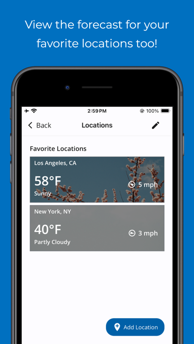 SimpleWeather - A weather app Screenshot
