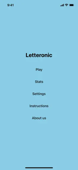 Game screenshot Accessible letteronic mod apk