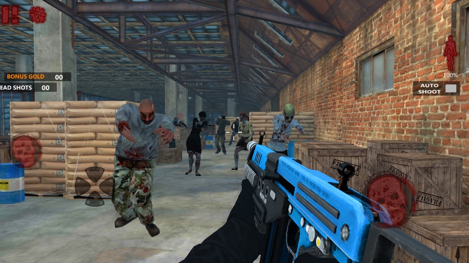 #1. FPS Zombie Target 3D (iOS) Podle: ijaz arshad