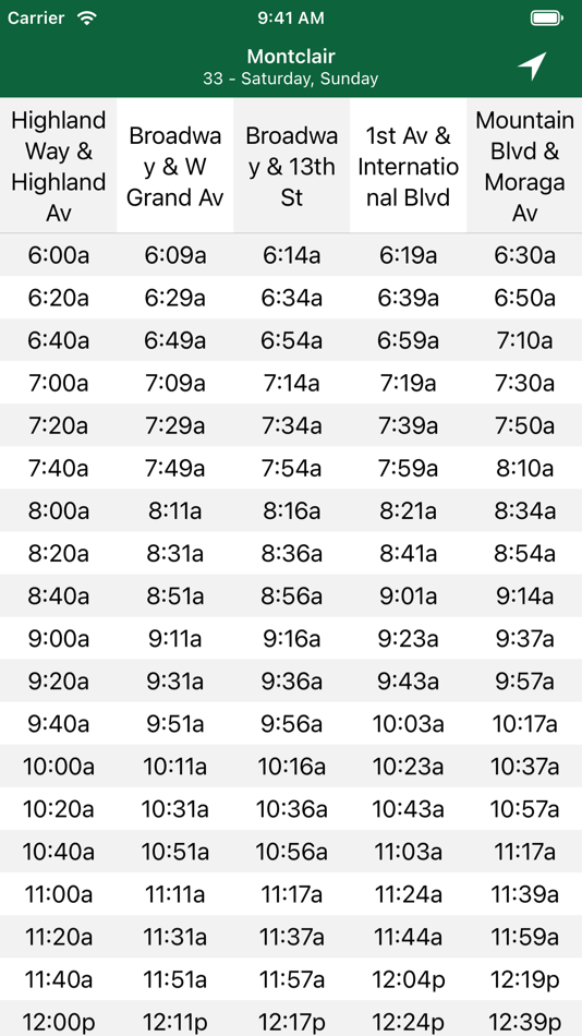 #3. Schedules - AC Transit (iOS) 由: Daniel Levy