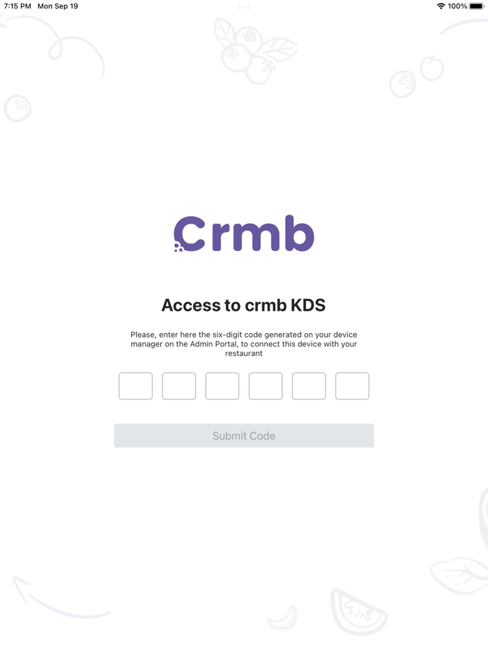 Crmb KDS