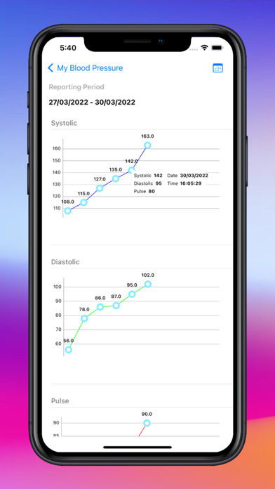 My Blood Pressure Tracker Screenshot