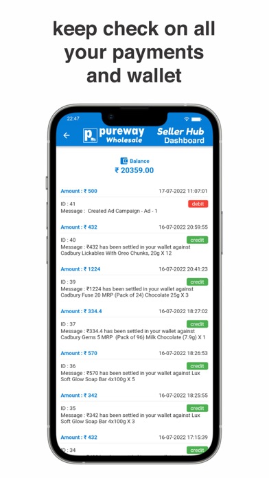 pureway wholesale seller Screenshot