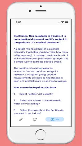 Game screenshot Peptide Mixing Calculator hack