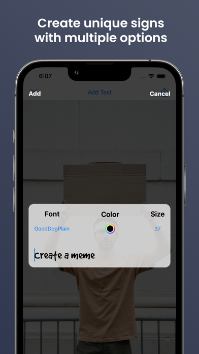 Screenshot #3 pour signty - sign meme maker