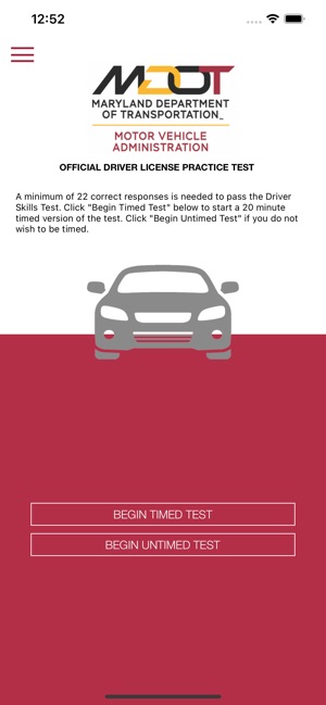 Practice Test for Driving License