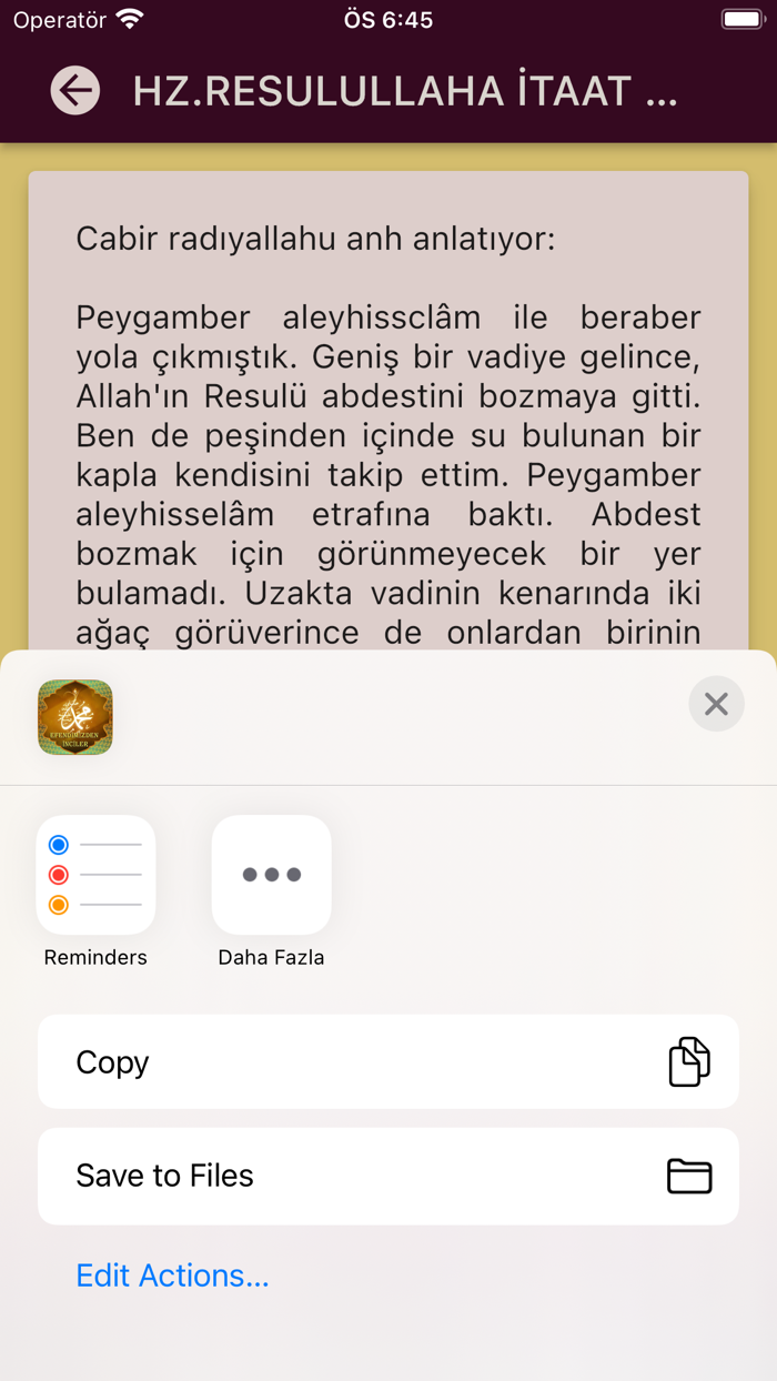 Peygamberimizin Örnek Hayatı