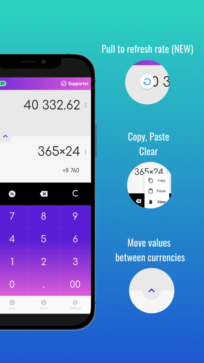Fast Mexican Peso converter
