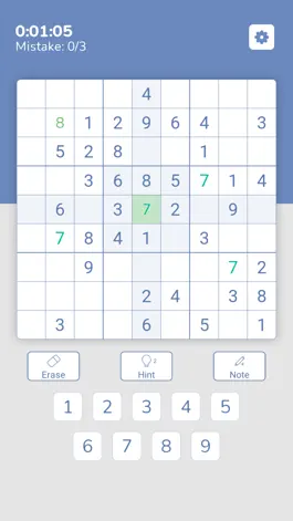 Game screenshot Sudoku Puzzle: IQ Number Games hack