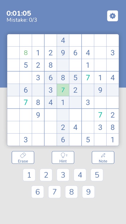 Sudoku Puzzle: IQ Number Games