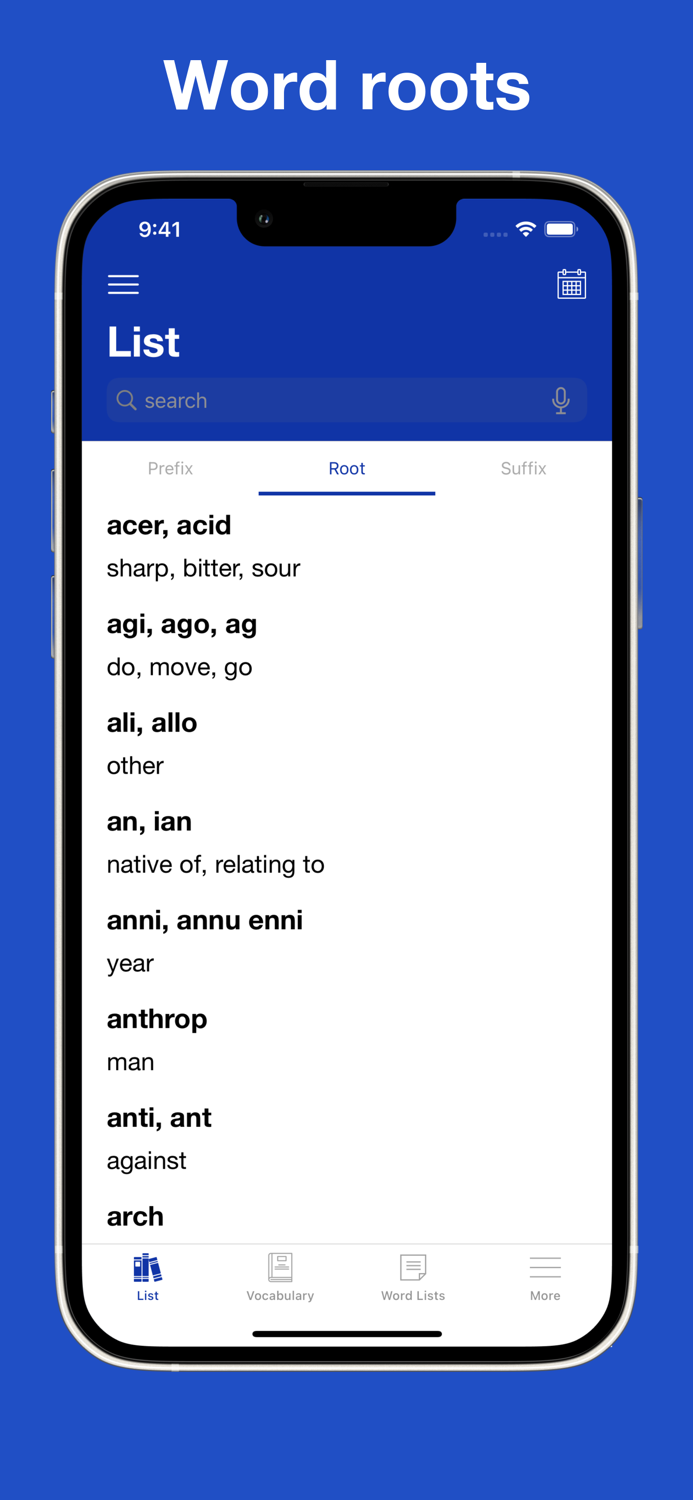 Vocabulary for IELTS TOEFL