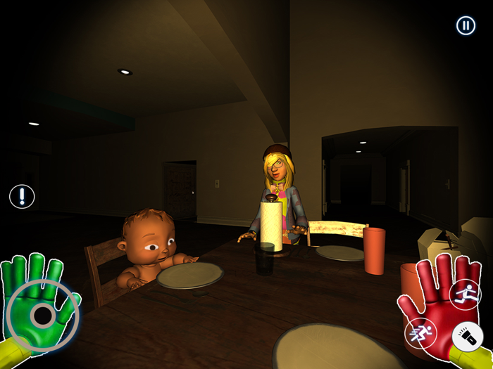 Scary SCP Monster Night Escape