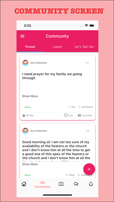 Sisterhood Global App Screenshot