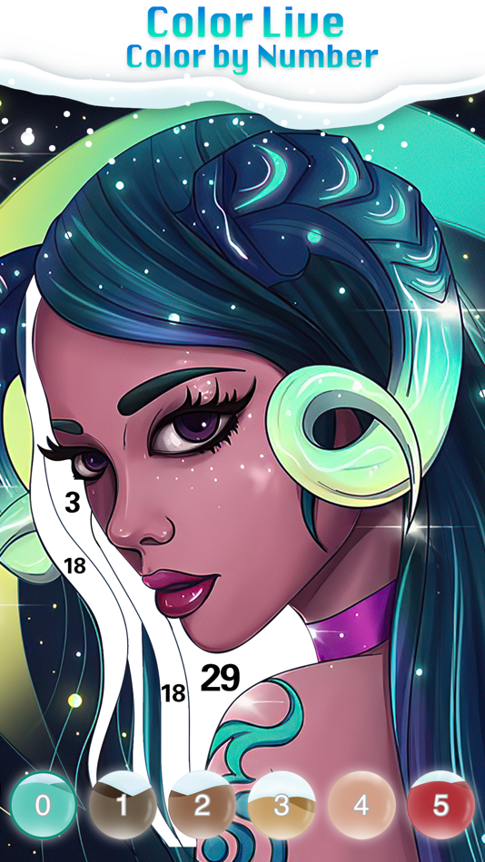 #7. Color Live - Color by Number (iOS) 由: 丽丹 王