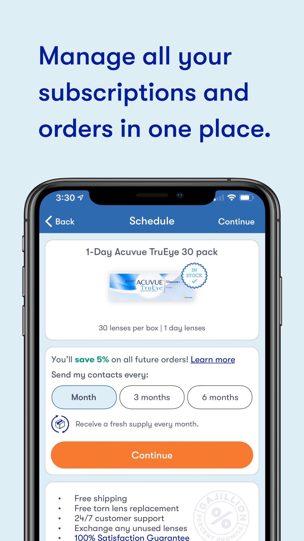 1-800 Contacts screenshot 5