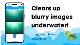 sharpen/clear underwater image iphone screenshot 1