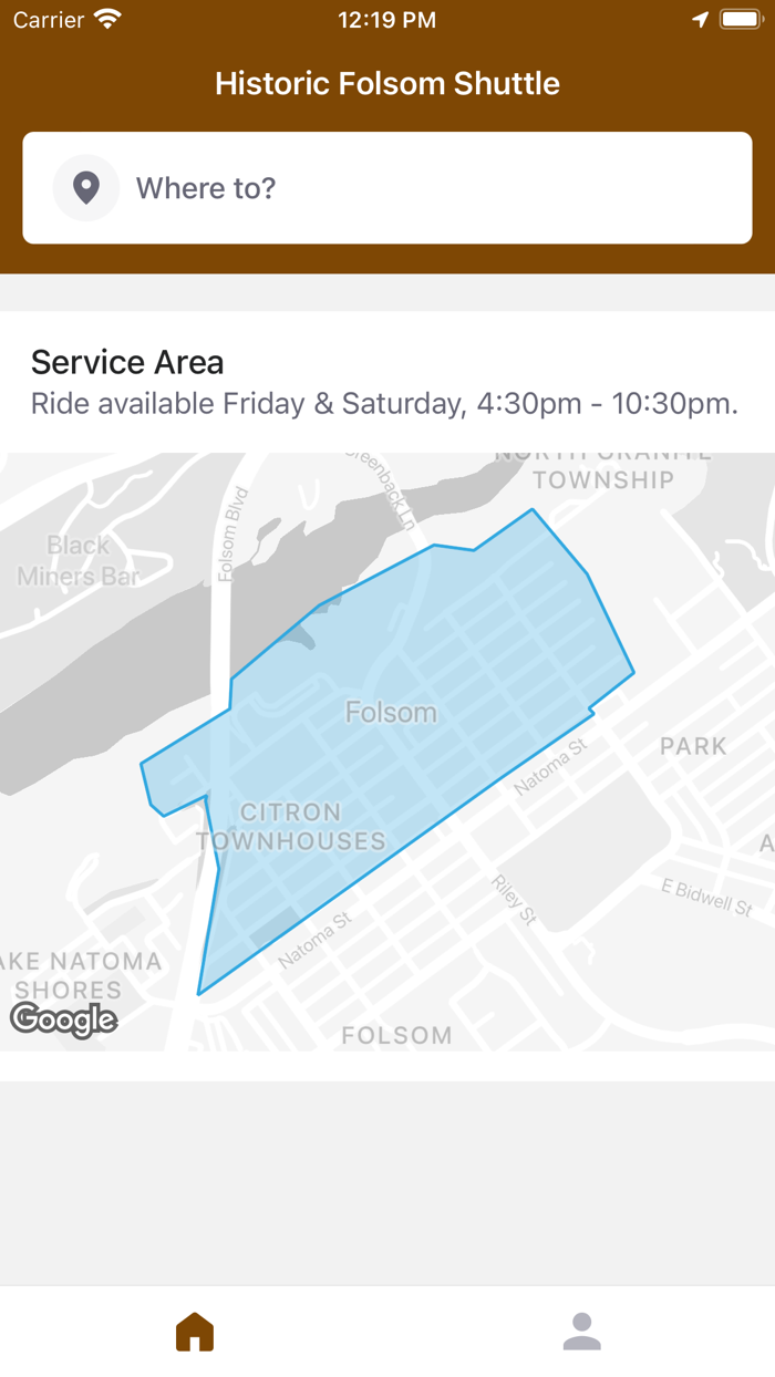 Historic Folsom Shuttle