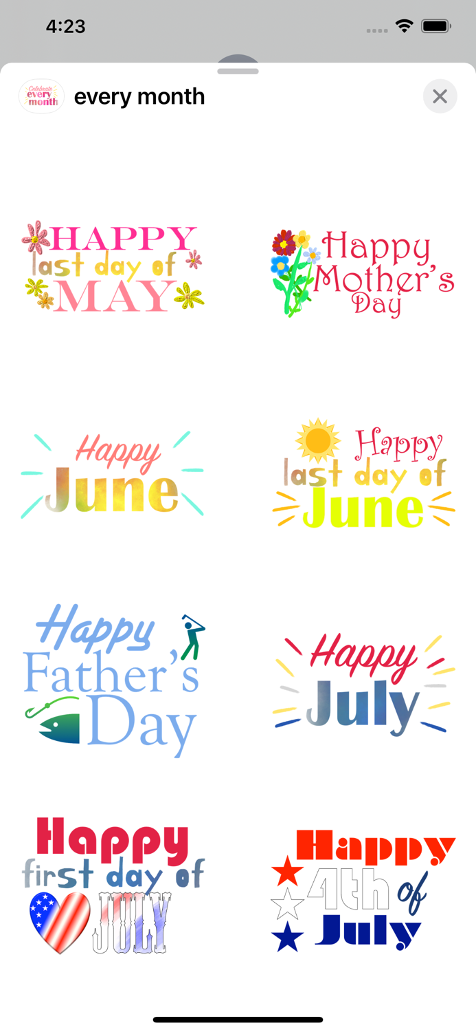 celebrate every month