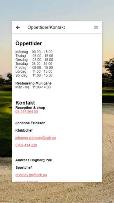 Djursholms Golfklubb Screenshot