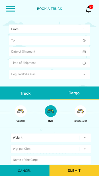 Trux Logistics App Screenshot