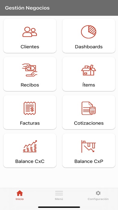 Gestión Negocio Screenshot