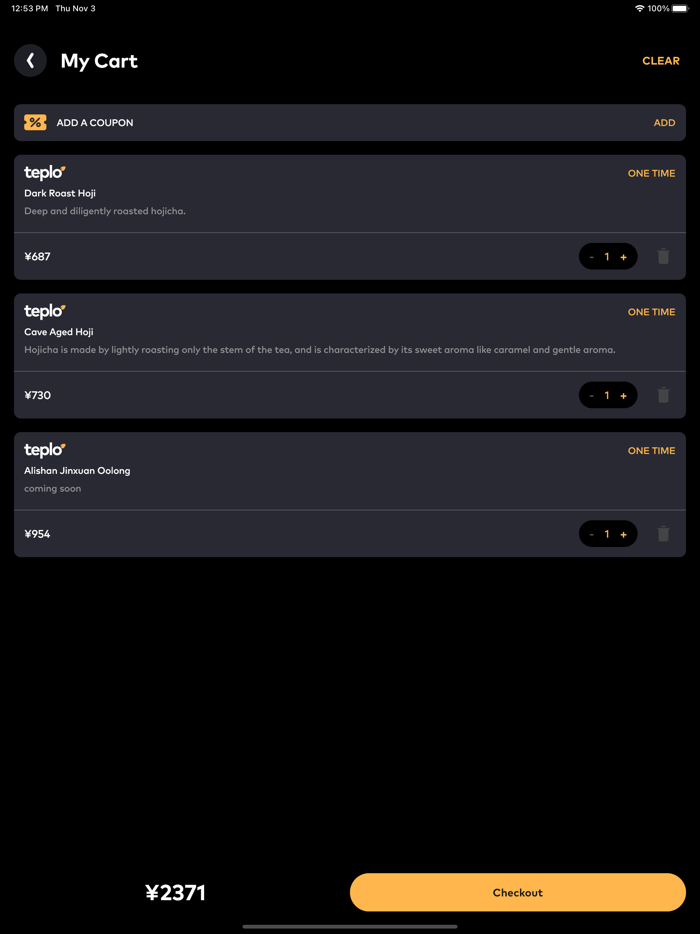 Teplo Tea Pot for tea brewing