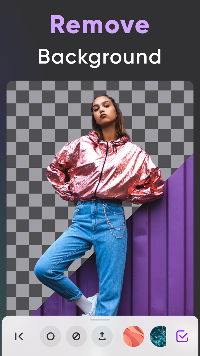 Remove objects and background