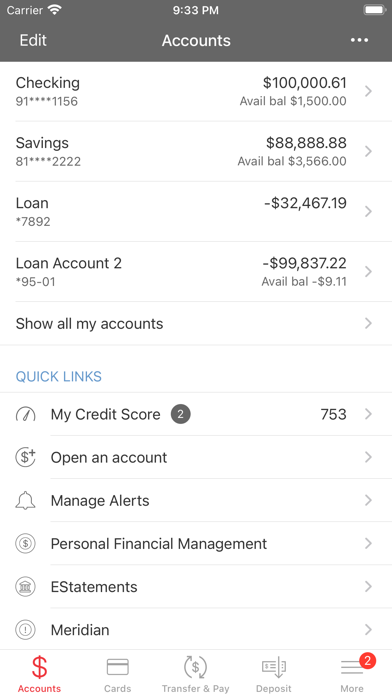 Loyal Trust Bank Screenshot