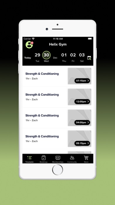 Helix Gym Screenshot