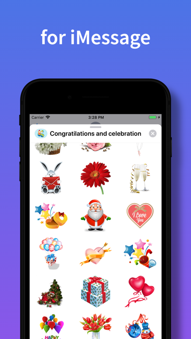 Сongratulations stickers emoji Screenshot