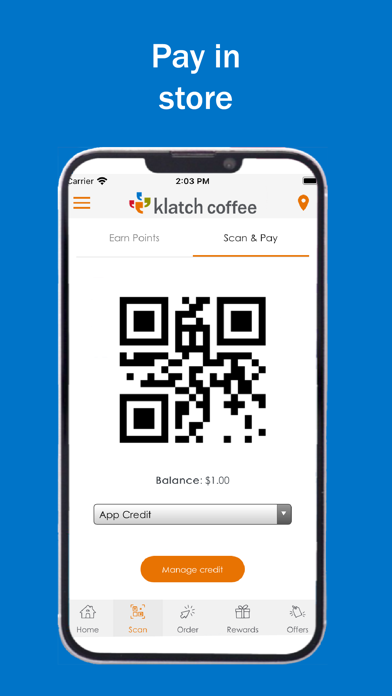 Klatch Coffee App Screenshot