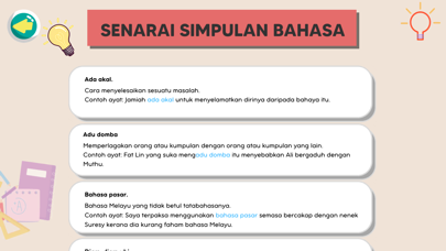 Peribahasa Sekolah Rendah Screenshot