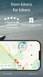 curve tracker for motorbike iphone screenshot 2