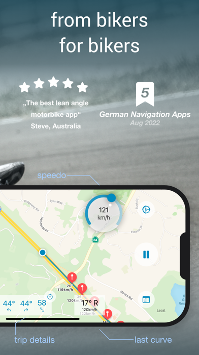 Curve Tracker for Motorbikeのおすすめ画像2