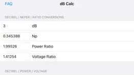 db calc iphone screenshot 1