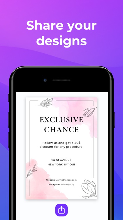 Business Cards & Flyers Maker screenshot-3