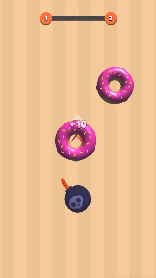 #3. Donut Hit (iOS) Podle: Svyatoslav Fedoriv